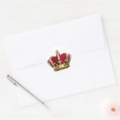 Sticker Rond Couronne pourcentage (Enveloppe)