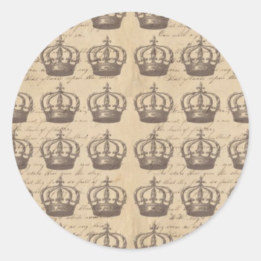 Sticker Rond Couronnes (Devant)