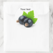 Sticker Rond Cours noirs (Sac)