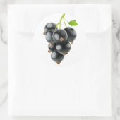 Sticker Rond Cours noirs (Sac)