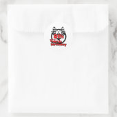 Sticker Rond Course automobile 8e anniversaire (Sac)