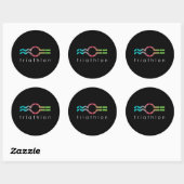 Sticker Rond Course cycliste Triathlon_Swim (Feuille)