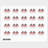 Sticker Rond Courses SMO (Feuille)