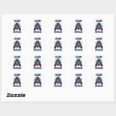 Sticker Rond Cousin Trouble Cidada & Wolf (Feuille)