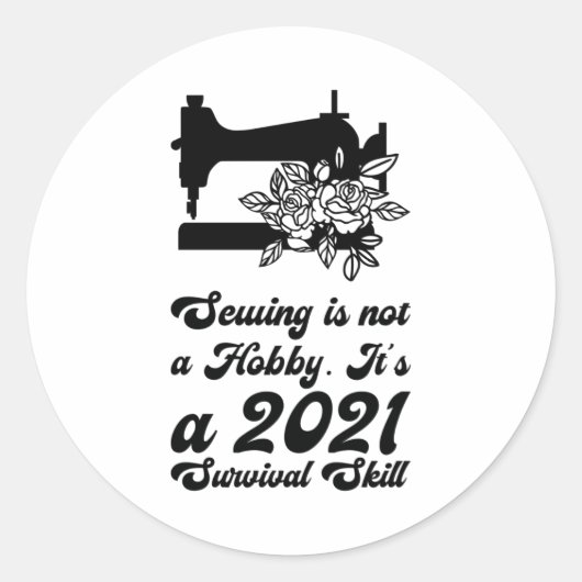 Sticker Rond Couture - (Devant)