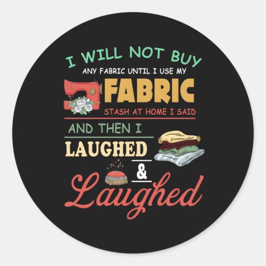 Sticker Rond Couture à l'étain (Devant)