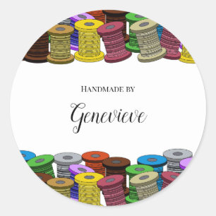 Sticker Rond Couture couture personnalisable couturière couturi