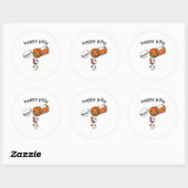 Sticker Rond Couture | Joyeuses pilules coudre (Feuille)