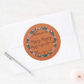 Sticker Rond Couvercle Peace Canning - dimensionné pour un couv (Enveloppe)