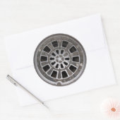 Sticker Rond Couverture de trou (Enveloppe)