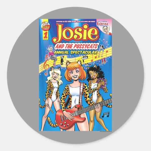 Sticker Rond Couverture Trio (Devant)