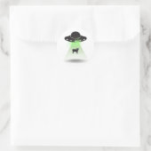 Sticker Rond Cow Abduction (Sac)