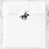 Sticker Rond cowboy (Sac)