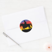 Sticker Rond Cowboy (Enveloppe)
