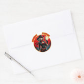 Sticker Rond Cowboy carter (Enveloppe)