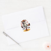 Sticker Rond Cowboy Mule - Mule tiply the Fun (Enveloppe)
