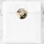 Sticker Rond Cowboy Rodeo (Sac)