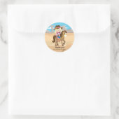 Sticker Rond Cowgirl (Sac)