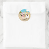 Sticker Rond Cowgirl (Sac)