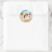 Sticker Rond Cowgirl (Sac)