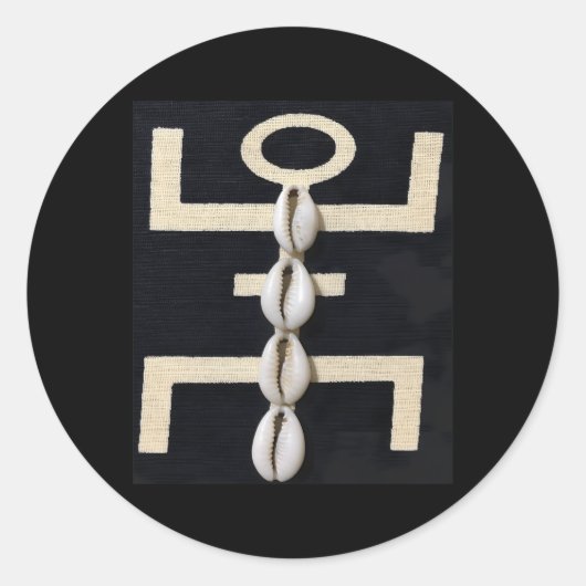 Sticker Rond Cowrie Cowrie Coques (Devant)