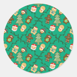 Sticker Rond Cozy Christmas Holiday for Laptop & Planner Decor