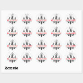 STICKER ROND CQ DX (Feuille)