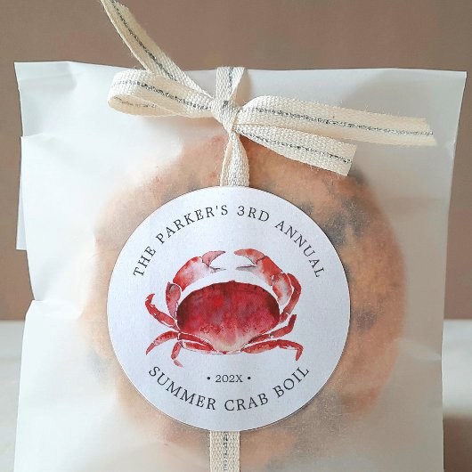 Sticker Rond Crabe Crimelle | Crab Boy, événement