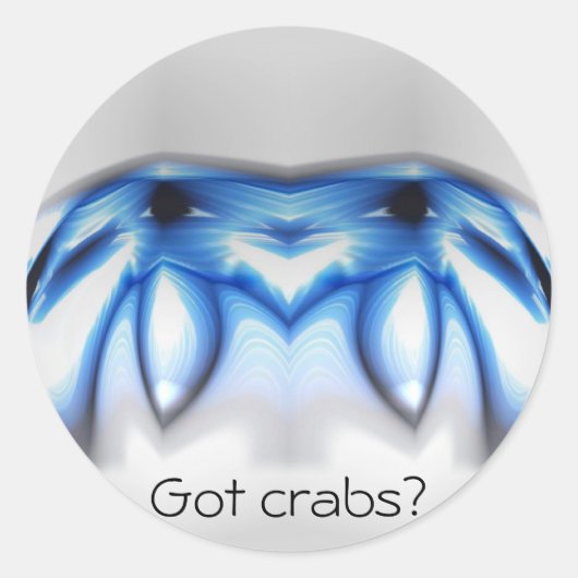 Sticker Rond Crabes (Devant)