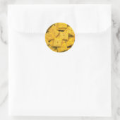 Sticker Rond Crackers Yummy Cheese (Sac)