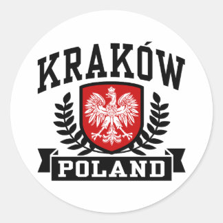 Sticker Rond Cracovie Pologne
