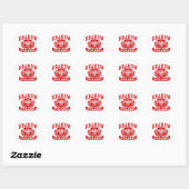Sticker Rond Cracovie Pologne (Feuille)