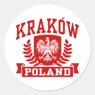 Sticker Rond Cracovie Pologne