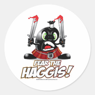 Sticker Rond Craignez le haggis