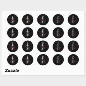 Sticker Rond Crains Le Coucou (Feuille)