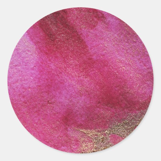 Sticker Rond Cranberry Gold (Devant)