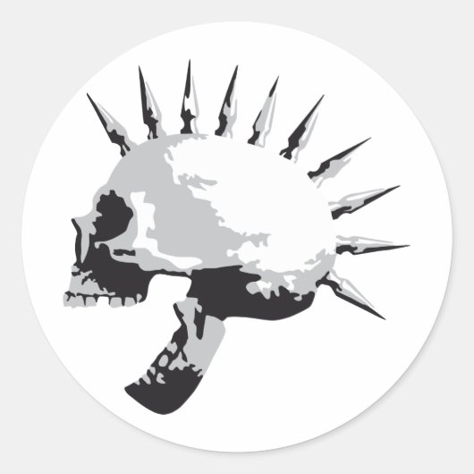 Sticker Rond crâne (Devant)