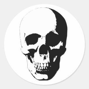 Sticker Rond crâne