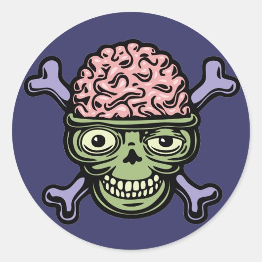 Sticker Rond crâne (Devant)