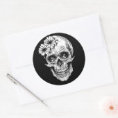 Sticker Rond crâne (Enveloppe)