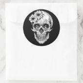 Sticker Rond crâne (Sac)