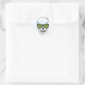 Sticker Rond crâne (Sac)