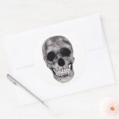 Sticker Rond Crâne (Enveloppe)