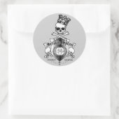 Sticker Rond crâne (Sac)