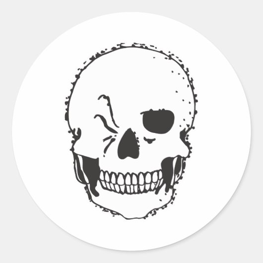 Sticker Rond crâne (Devant)