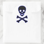 Sticker Rond crâne (Sac)