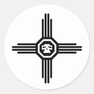 Sticker Rond crâne 1 de zia