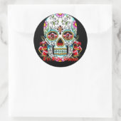 Sticker Rond crâne à sucre, The Body Shoppe (Sac)