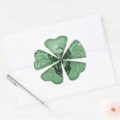 Sticker Rond Crâne shamrock (Enveloppe)