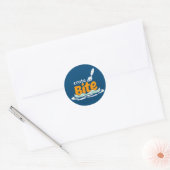 Sticker Rond CrateBite : Plongez dans la Fraîcheur (Enveloppe)